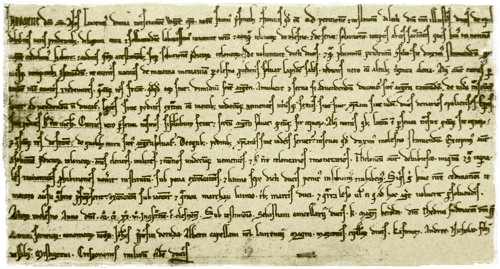 Die originale Zollurkunde von 1226